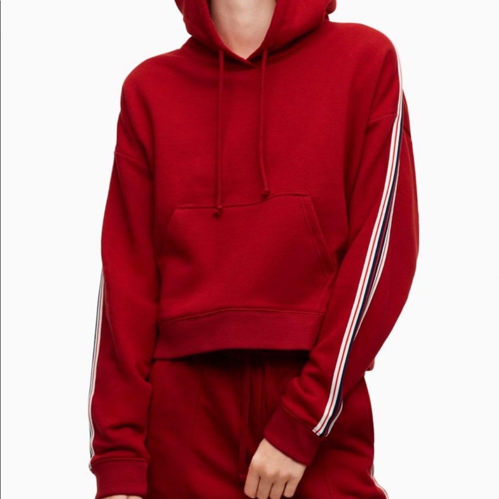 TNA cropped iconic hoodie